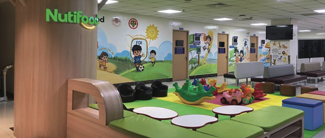 Banner Nutifood tại BV Shingmark Đồng Nai